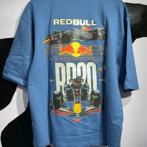 Cozy Men’s RedBull Racing Graphic T-Shirt (Steel Blue Edition)